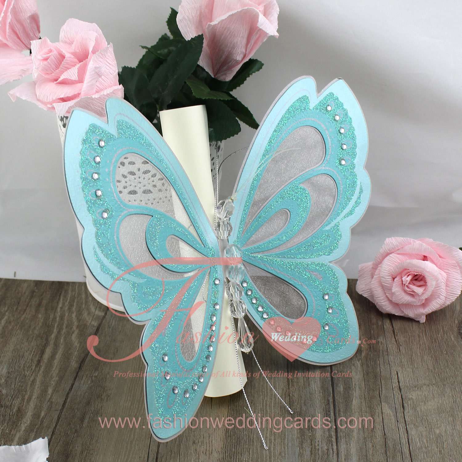 Rehearsal Dinner Invitations in Blue